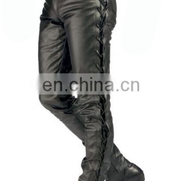 Cowhide Leather Pants