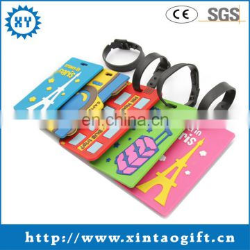 Guangzhou made standard size pvc luggage tag free gift luggage belt