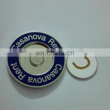 Unique custom golf ball markers and poker chips for golf accessories