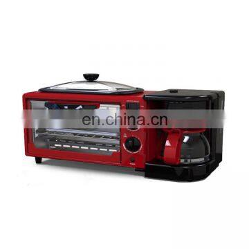 Manufacture Big Capacity 3 in 1 Breakfast Maker machine with Coffee Maker toast oven