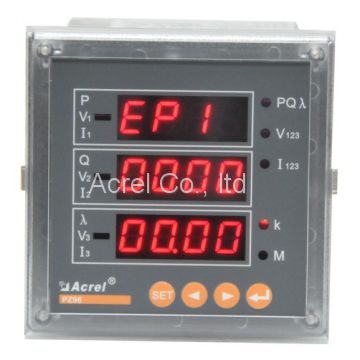 Acrel Three Phase Power Meter Energy Meter PZ96-E4