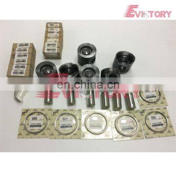 fit for volvo engine D6D rebuild kit piston ring cylinder liner gasket bearing valve