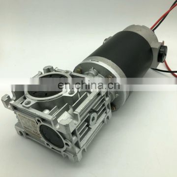 80ZYT Series big torque dc worm gearbox motor , with torque arm