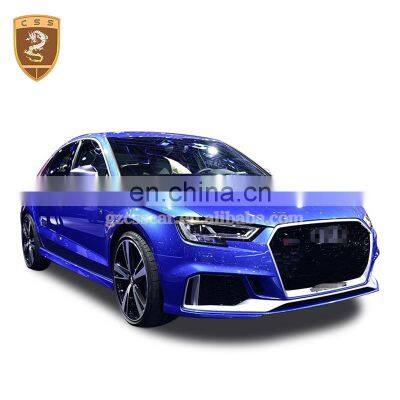 For audi a3 2017 year upgrade to rs3 style front bumper PP material