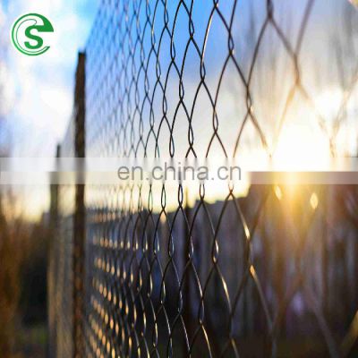 Factory direct sale customized oem chain link mesh economic temporary fence for America market