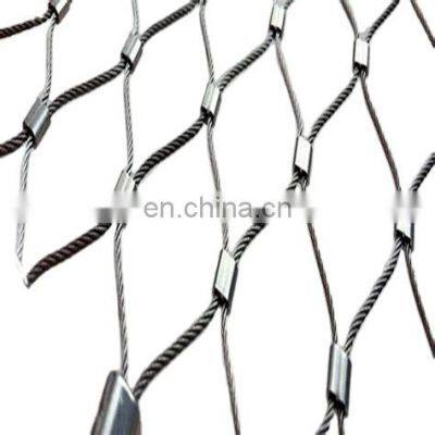 316 Stainless steel wire rope mesh fence