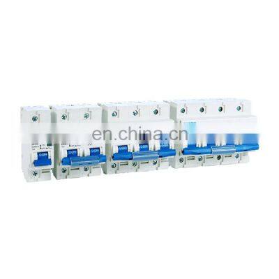 NC-100H 63A-125A 4P AC 50Hz/60Hz 230V 400V white MCB miniature circuit breaker