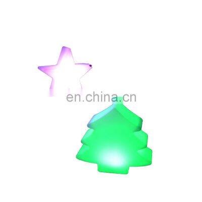 factory wholesale new customized Christmas lights fancy lights rgb color change decor   LED star tree Christmas lighting