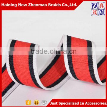 Wholesale woven color elastic tape for shoes