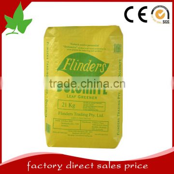 Global Selling PE/pp plastic valve bag 25kg construction sand bag