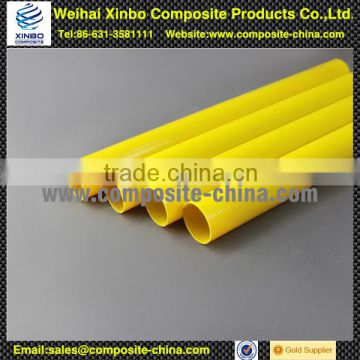 Top quality hollow round glass fiber tube with roll -wrapped technique