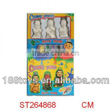 kid ceramic painting toy,coloring stuffed toys