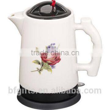 Hot selling ceramic electric custom design hotel kettles-a13