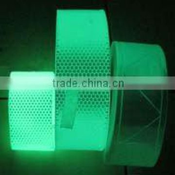 reflective and luminescent Ribbons ,glow in the dark vest tape for uniformclothing