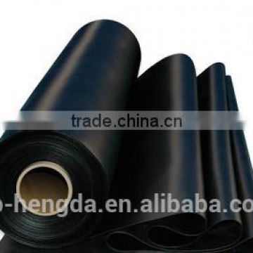 china thin black rubber sheet manufacture