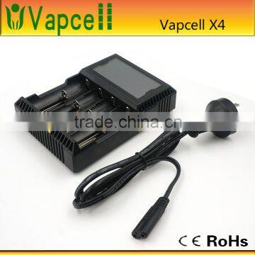 4 slot vapcell x4 manual for power bank battery charger Vapcell intelligent X4 battery charger