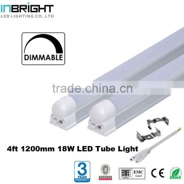 Tranparent PC Dimmable no Flicker 6000K 900mm T8 18w 4ft led linear