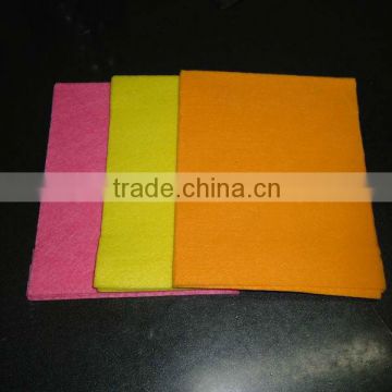 Needle punched nonwoven wipe cloth (50%viscose, 50%polyester)