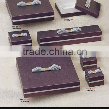 customized ribbon paper jewelry box wholesale