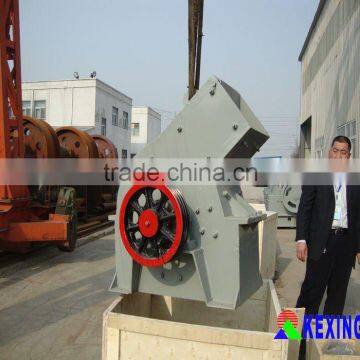 Glass bottle hammer crusher mill