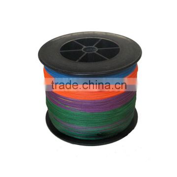 Hot selling colorful spiderwire fishing line made in china Four/Eight Strands 150m