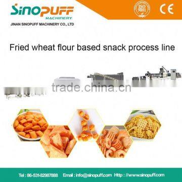 Fried Wheat Flour Production Equipment/Top Sale Fast Fried Snack Machine