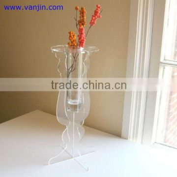 JLP customized acrylic flower vase stands