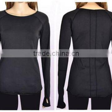 New design long sleeve design high quality cheap sports t shirts sports top women