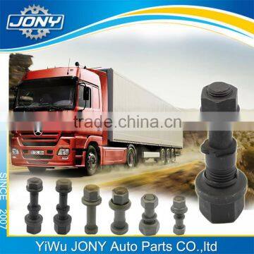 phosphate 40CR wheel alignment bolt, 10.9 wheel hub bolt, M20 wheel bolt & nut