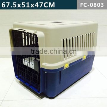 24 inches long by 15.8 inches wide by 15.5 inches high Cat Carrier, dog flight cage