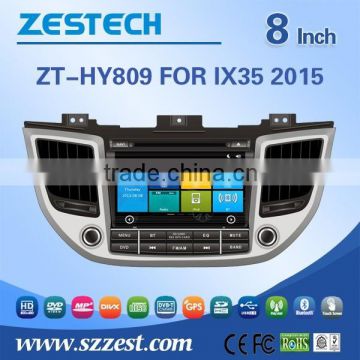 Factory digital media player vedio dvd gps 8" car bluetooth for hyundai ix35 2015 car bluetooth with radio