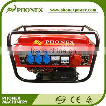 7KW Three Phase Portable Generator 15hp Single Phase Gasoline Generators with Electric Start