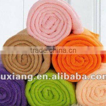 100% polyester plain designs solid and soft coral velvet stock fleece blanket