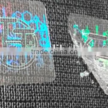 Guangzhou One Time Use transparent hologram stickers