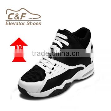 2016 newest fashion height increasing 10cm men basketball shoes