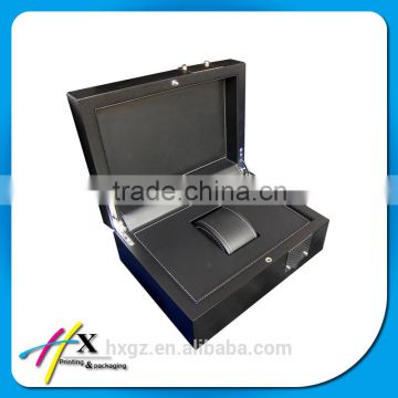 China Wholesale Black Gloss PU Leather Watch Boxes Alibaba