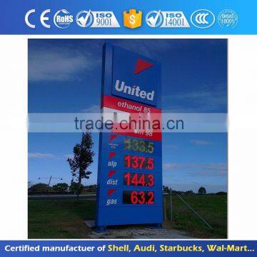 Double-sided Illuminated Advertising Pylon Indoor