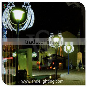 christmas rope led motif light street pole light