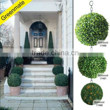 2015 hot sale factory directly artificial boxwood grass ball