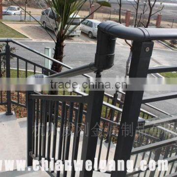 Hot dip galvanized stair handrail