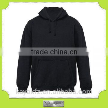 custom plain men cotton black color hoodies