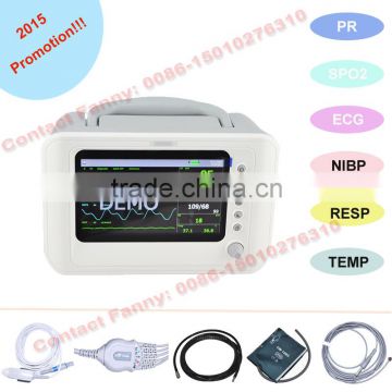 2016 new design !!! CE approved 6 Inch 6-Parameter Patient Monitor RPM-9000F