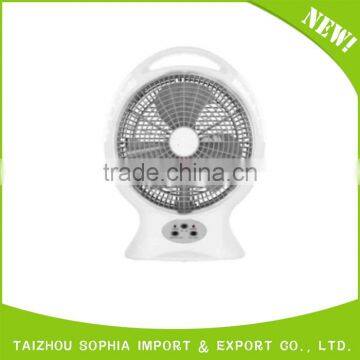 China professional manufacture 12 inch chargeable fan FOR sale