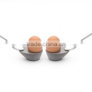 concrete Tray Egg Cup Boiled Eggs Holder Stand