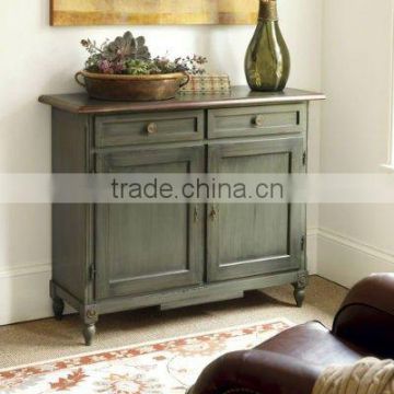 Wood console table for living room