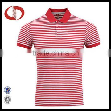 Mens collar striped polo t shirt
