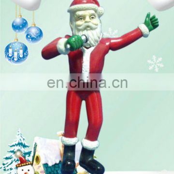 Santa Claus PVC bendable toy