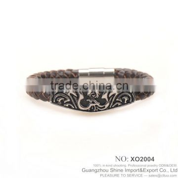Save 10% mens teen leather bracelet cheap XE09-0017