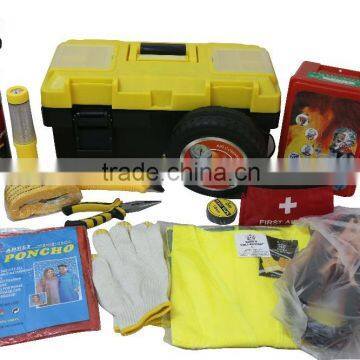 15pcs High Quality car emergency kit practical car repair kit