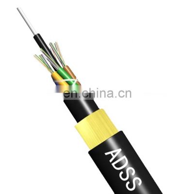 Competitive Price 15 Years Experience In China Supply PE Sheath Photoelectric Composite Cable Adss 24 Core Optical Fiber